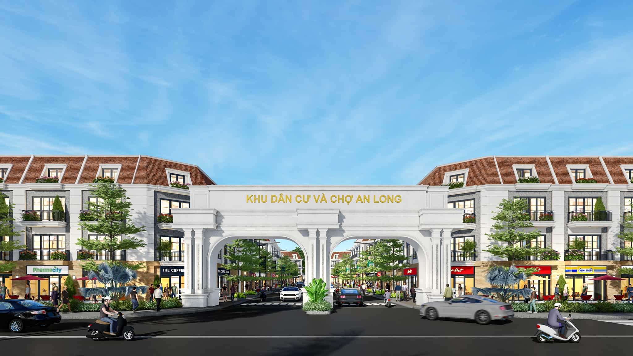 khu dân cư chợ an long